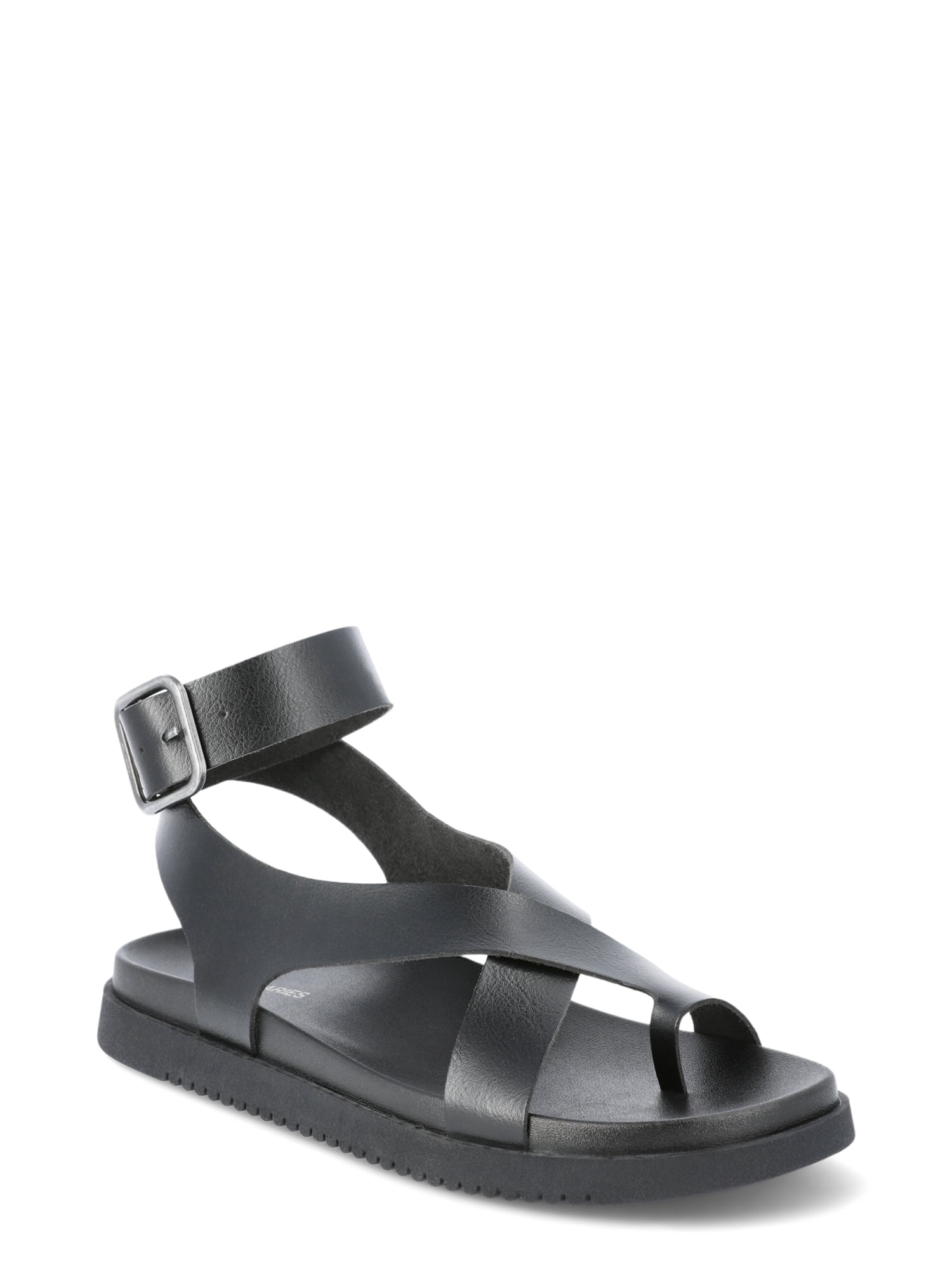 【NONCODE】barman strap sandals No Boundaries Women's X-Strap Toe Loop Sandals - Walmart.com