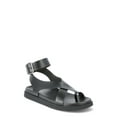 thumbnail image 1 of No Boundaries Women's X-Strap Toe Loop Sandals, 1 of 6