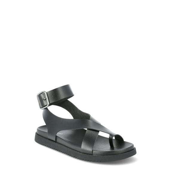 No Boundaries Women's X-Strap Toe Loop Sandals