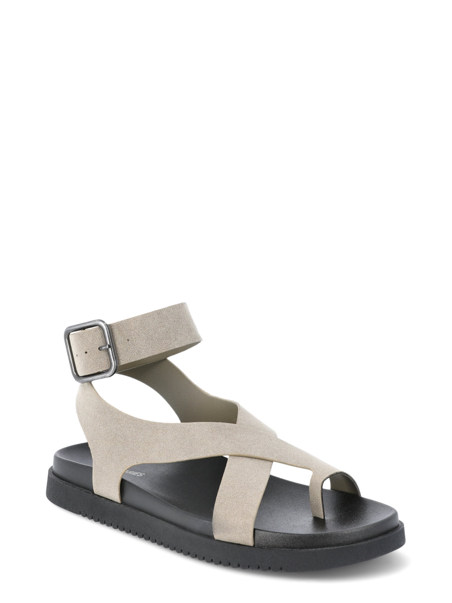 【NONCODE】barman strap sandals Single Band Buckle Ankle Strap Sandals