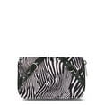 thumbnail image 1 of No Boundaries Women's Zip Around Wallet, Zebra, 1 of 2