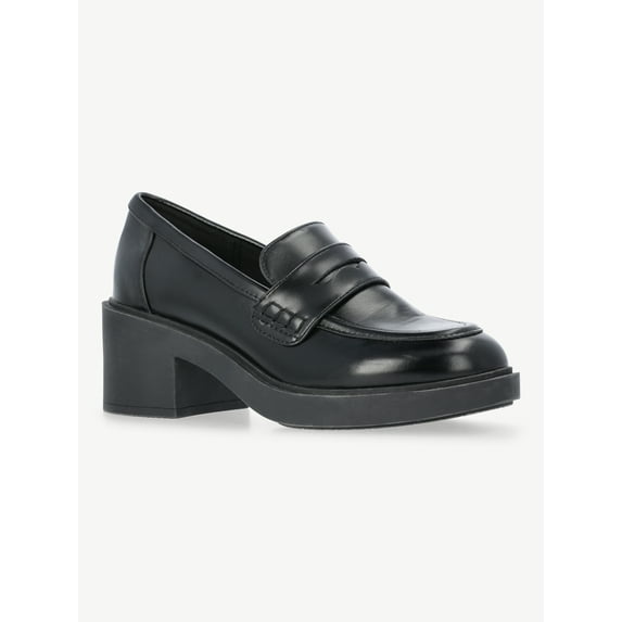 No Boundaries Women's Zip Lug Loafers