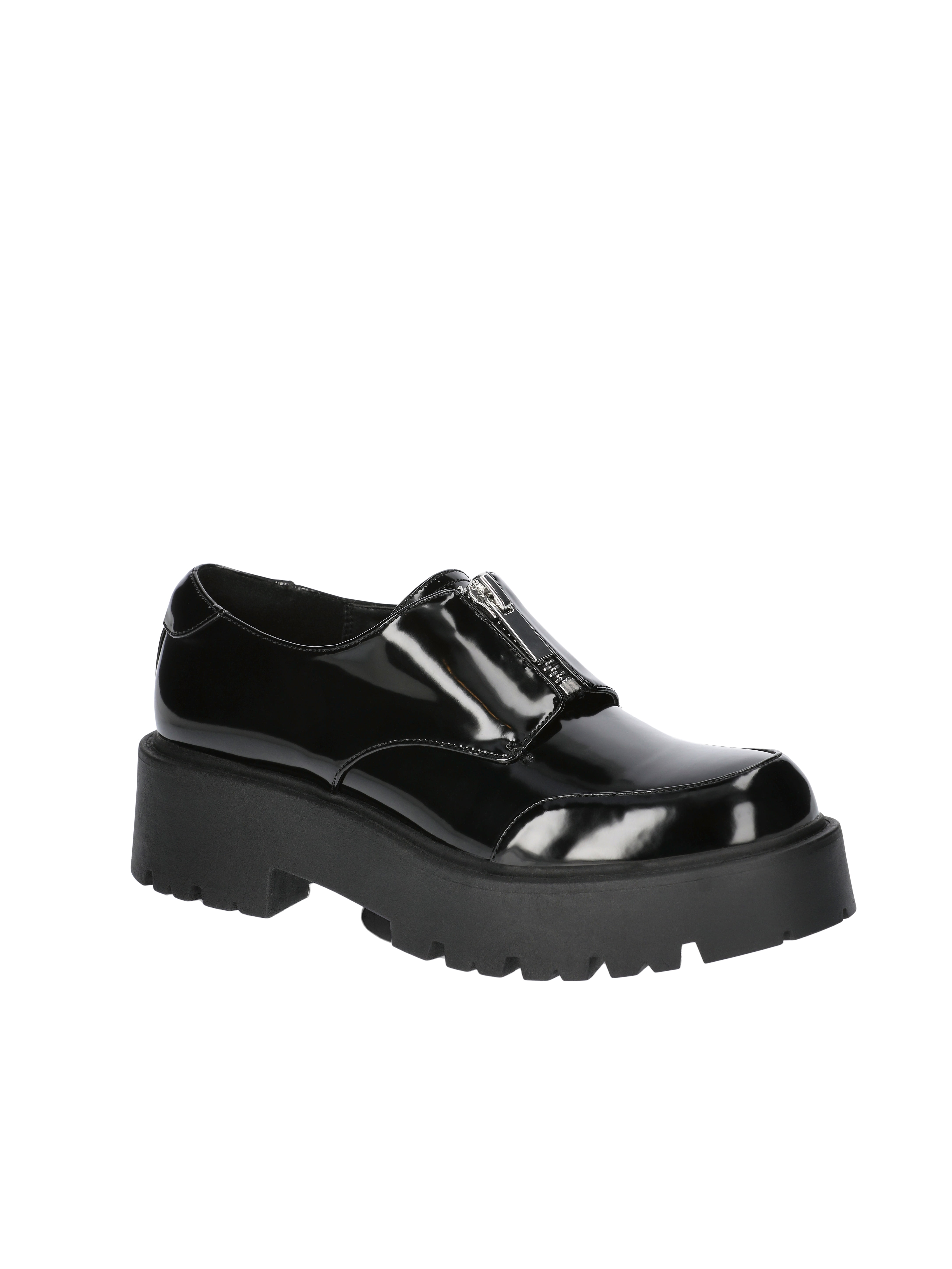 No Boundaries Women's Zip Lug Loafers