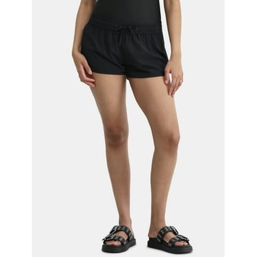 No Boundaries Women's and Women's Plus Tie Boardshorts, Sizes XS-XXL