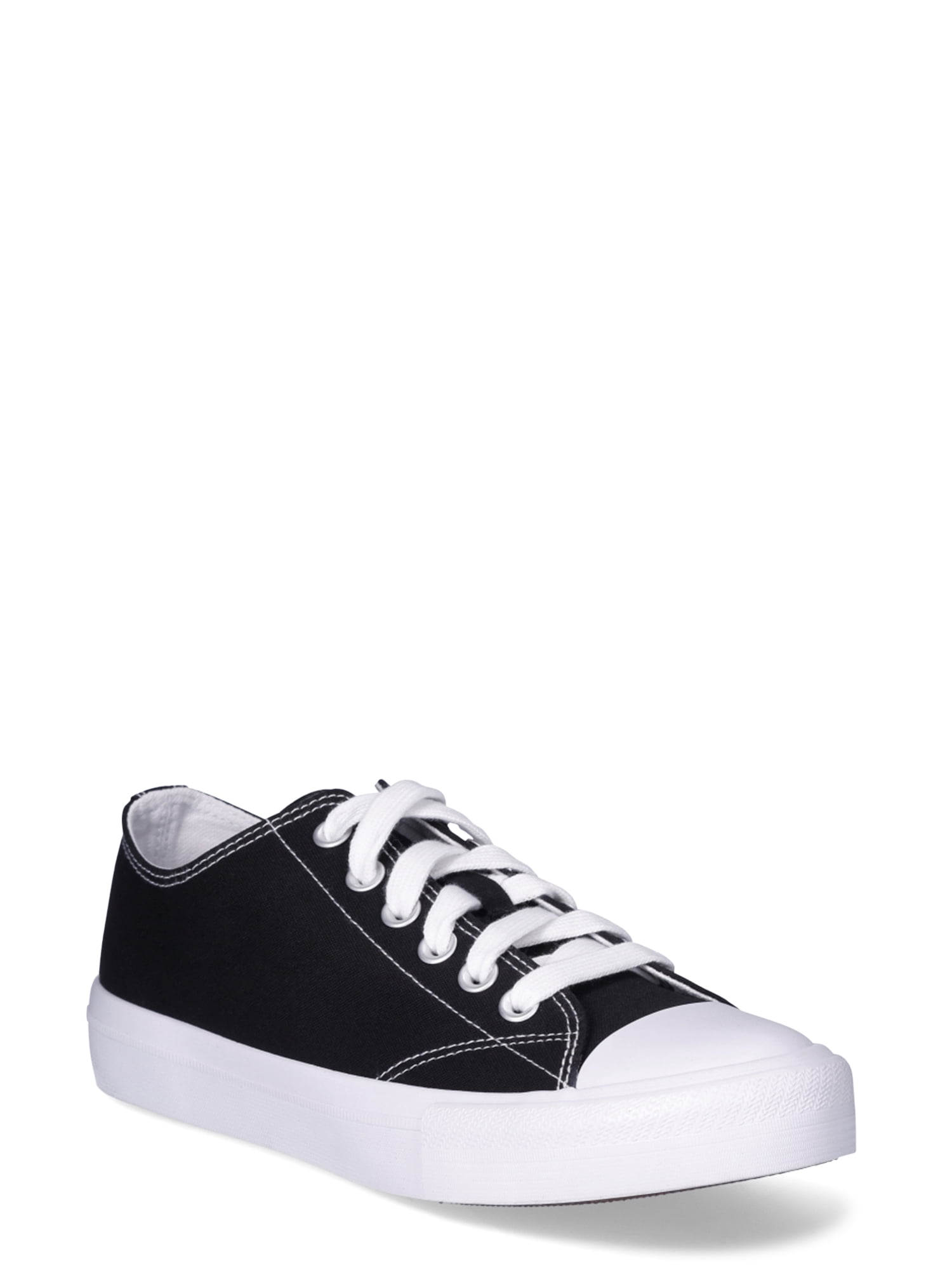 No Boundaries Womens Classic Lace Up Casual Sneakers Wide