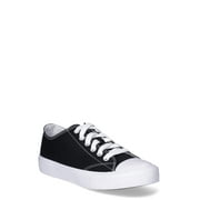 No Boundaries Womens Classic Lace Up Casual Sneakers, Wide Width Available