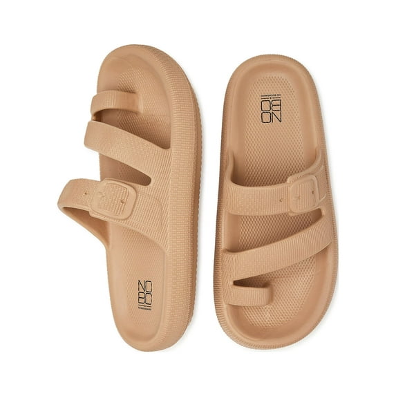No Boundaries Womens Comfort Slide Toe Thong
