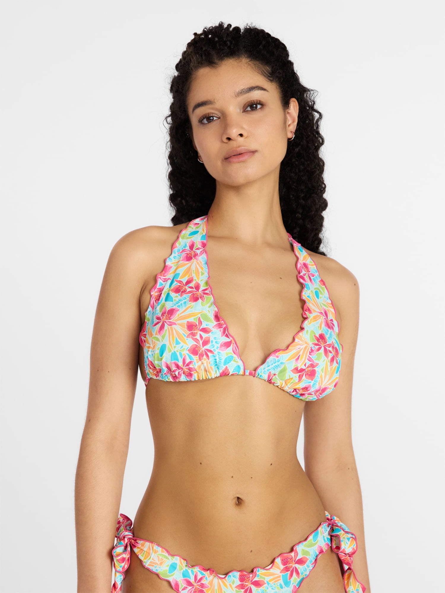 No Boundaries Convertible Bikini Top, Women's XXS-XXL