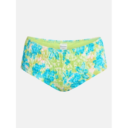 No Boundaries Womens Low Rise Shortie Bikini Bottom, Sizes XXS-XXL