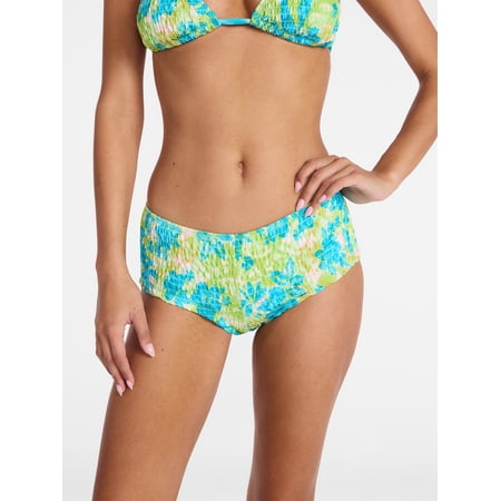 No Boundaries Womens Low Rise Shortie Bikini Bottom, Sizes XXS-XXL
