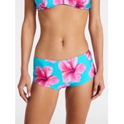 No Boundaries Low Rise Shortie Bikini Swim Bottoms, Women's XXS-XXL