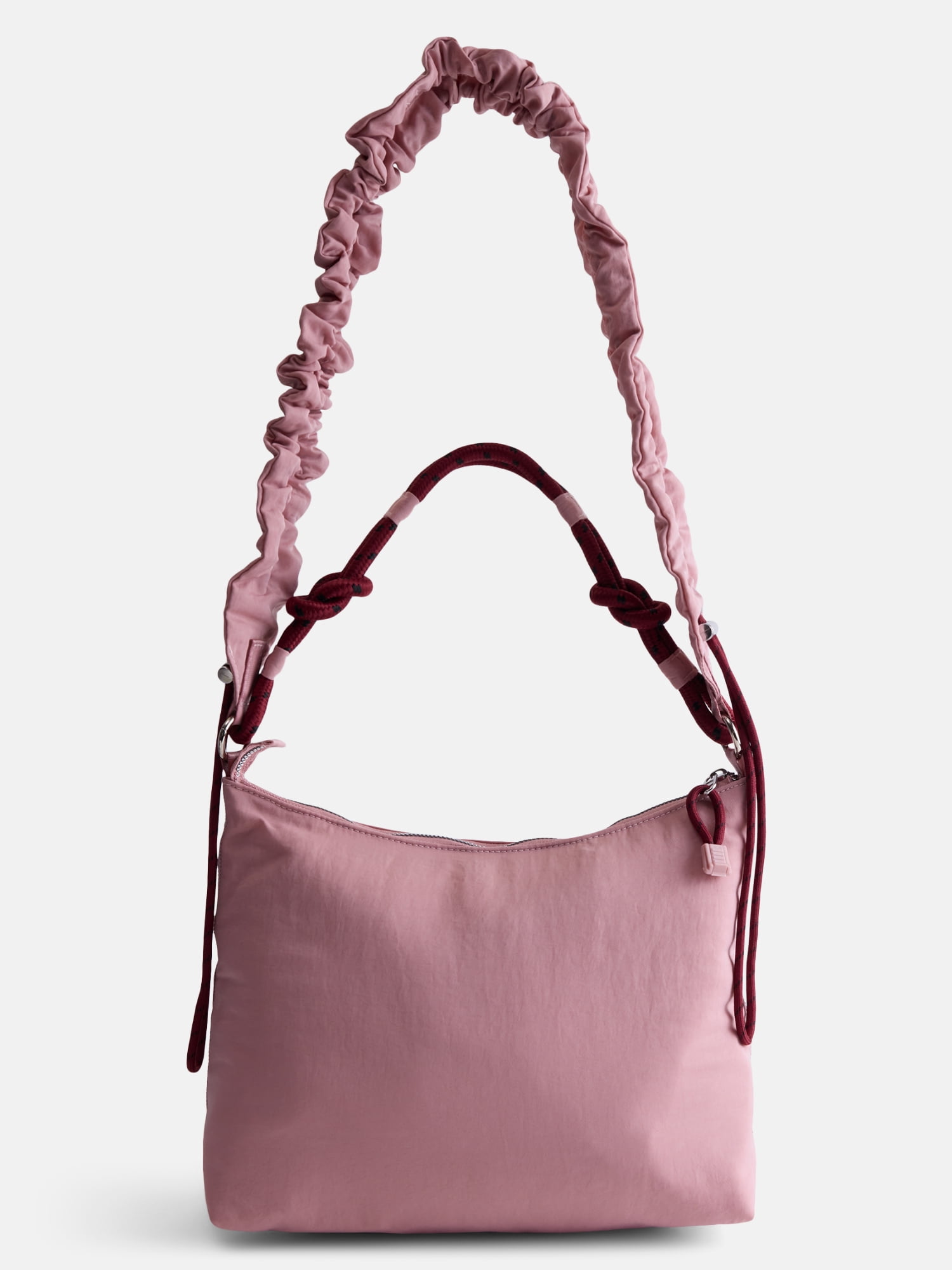 No Boundaries Women's Medium Nylon Tote with Crossbody Scrunch