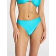 thumbnail image 1 of No Boundaries Cinched Mid Rise Bikini Bottoms, Women's XXS-XXL, 1 of 5