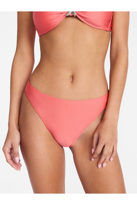 Cinched Mid Rise Bikini Bottoms, Women's XXS-XXL