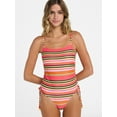 thumbnail image 1 of No Boundaries Cheeky One-Piece Swimsuit, Women’s XXS-XXL, 1 of 5
