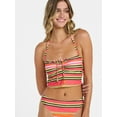 thumbnail image 1 of No Boundaries Striped Tankini Top, Women’s XXS-XXL, 1 of 5