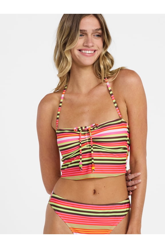 Striped Tankini Top, Women’s XXS-XXL