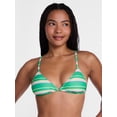 thumbnail image 1 of No Boundaries Triangle Halter Bikini Top, Women’s XXS-XXL, 1 of 5