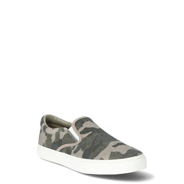 No Boundaries Womens' Twin Gore Slip On Sneakers, Sizes 7 - 12