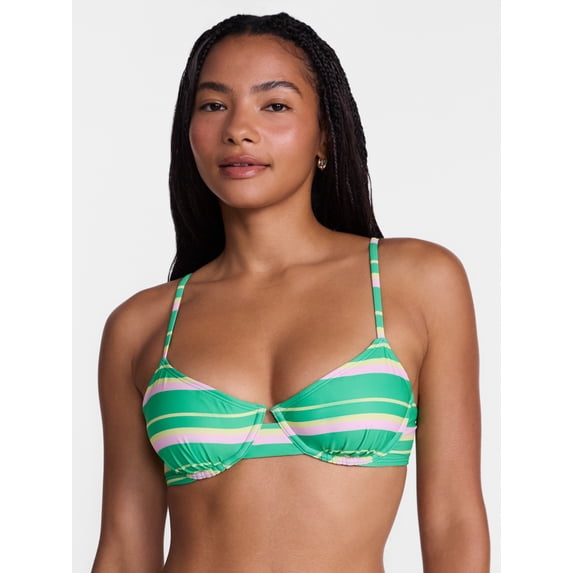 No Boundaries Underwire Bikini Top, Women’s XXS-XXL