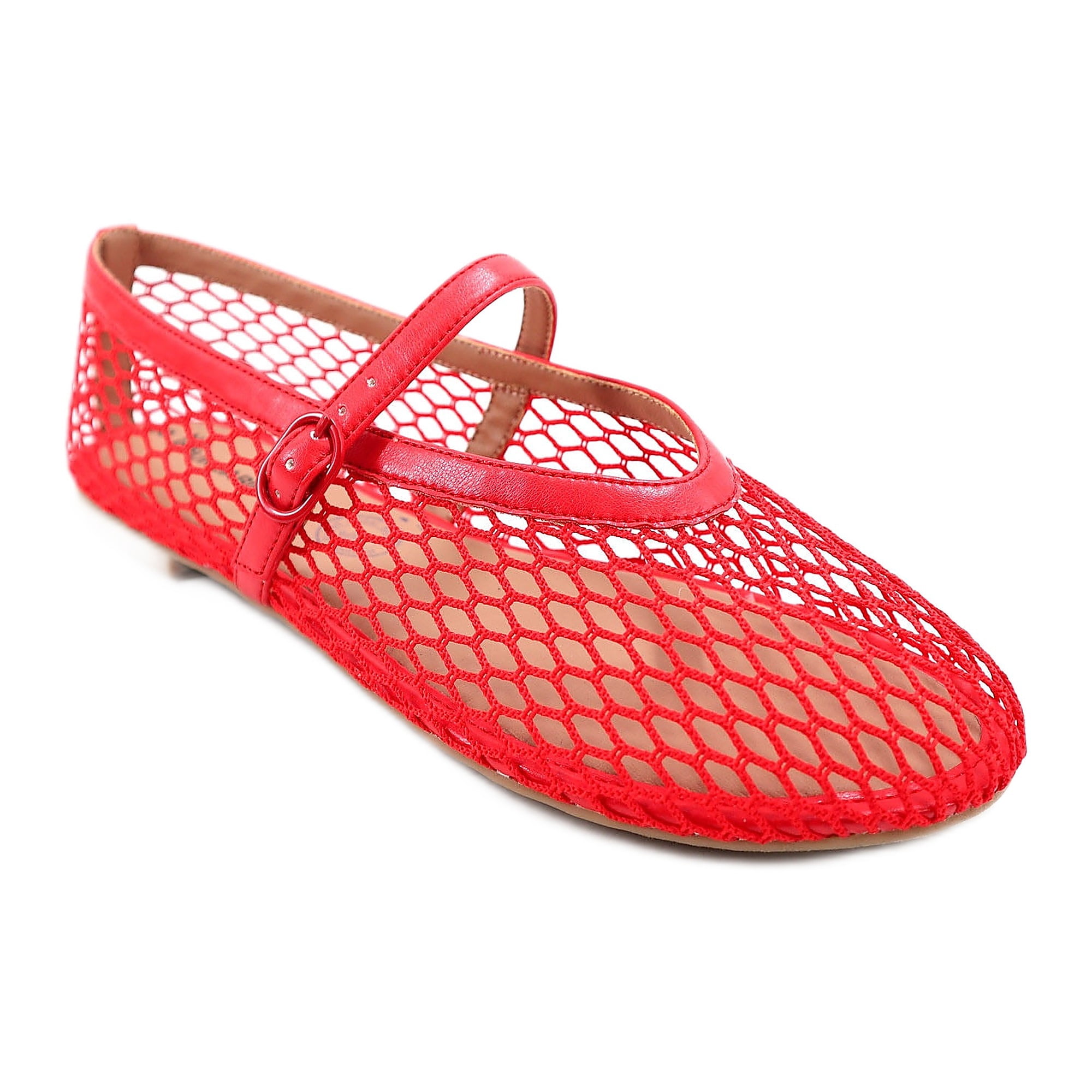 No Boundaries Women’s Mesh Mary Jane Flats