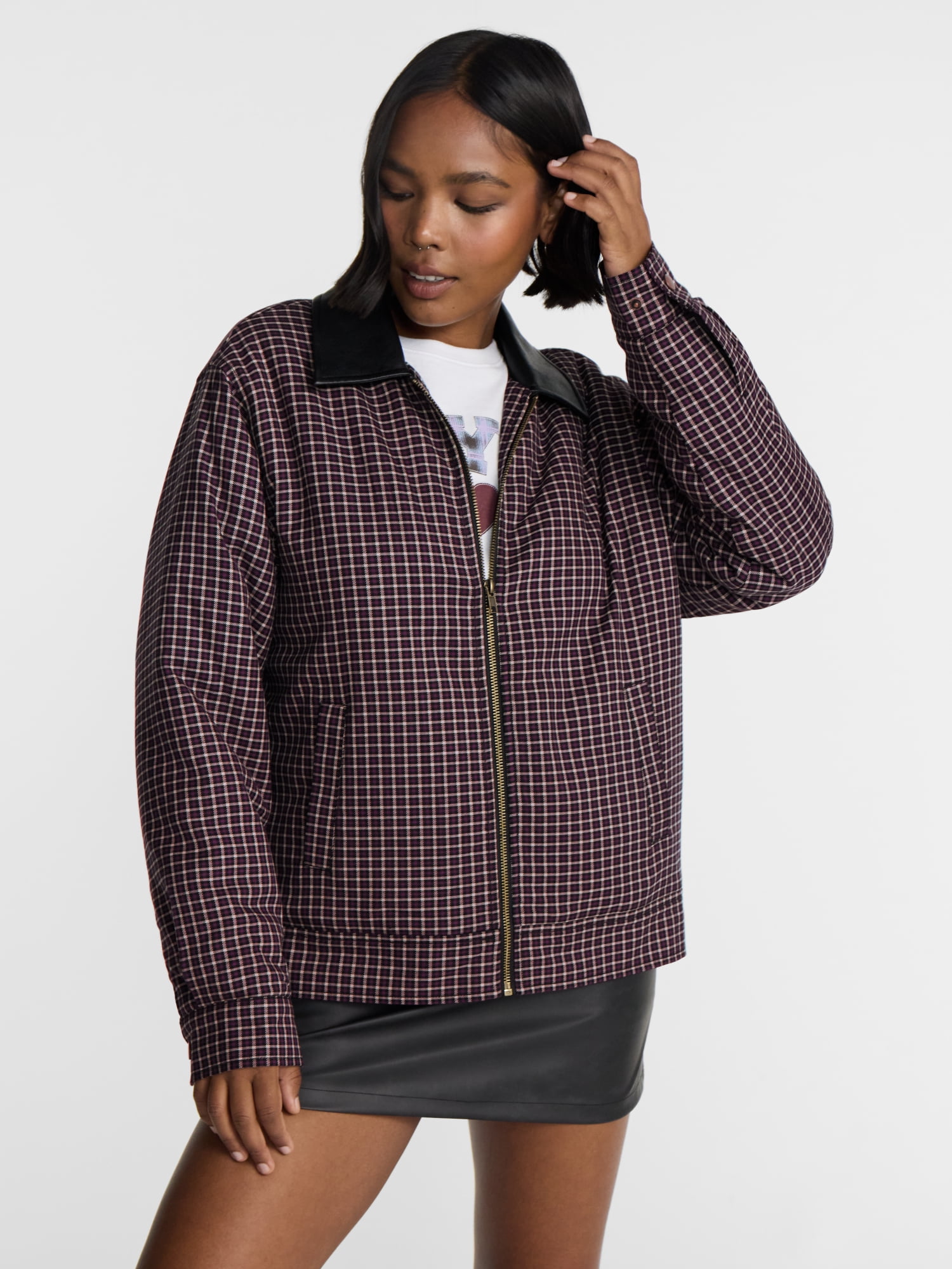 No Boundaries Workwear Jacket, Women's XXS-XXL