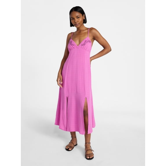 No Boundaries Beaded Maxi Dress with Slits, Women's XXS-XXL