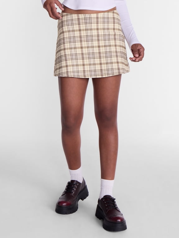 Woven Mini Pull-On Skirt, Women's Sizes XXS-XXL