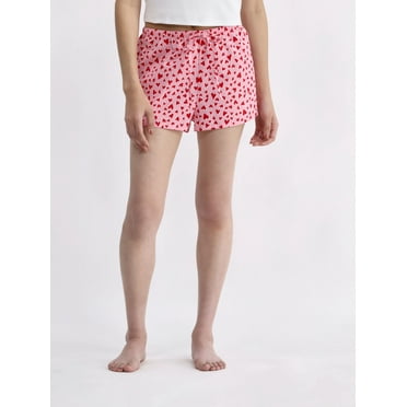 No Boundaries Woven Sleep Shorts, 1.5'' Inseam, Women’s