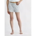 thumbnail image 1 of No Boundaries Woven Sleep Shorts, 1.5'' Inseam, Women’s, 1 of 5