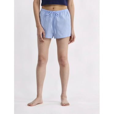 No Boundaries Woven Sleep Shorts, 1.5'' Inseam, Women’s