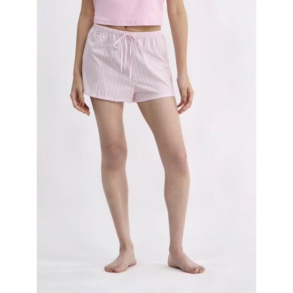 No Boundaries Woven Sleep Shorts, 1.5'' Inseam, Women’s