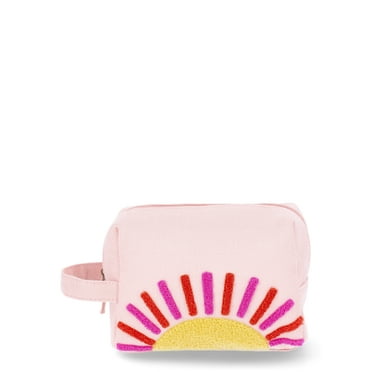 No Boundaries Woven Sunshine Pouch, Pink