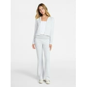 NO BOUNDARIES Zip-Up Hoodie and Foldover Pants Set, 2-Piece, Women’s XXS-XXL