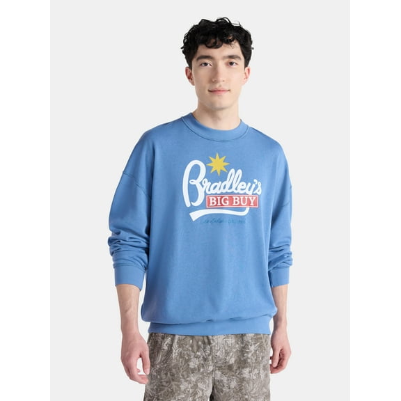 Netflix Stranger Things Bradley’s Graphic Sweatshirt from No Boundaries, Men’s and Big Men’s