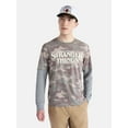 thumbnail image 1 of Netflix Stranger Things Graphic T-Shirt with Long Sleeve Thermal Sleeves from No Boundaries, Men’s and Big Men’s, 1 of 5