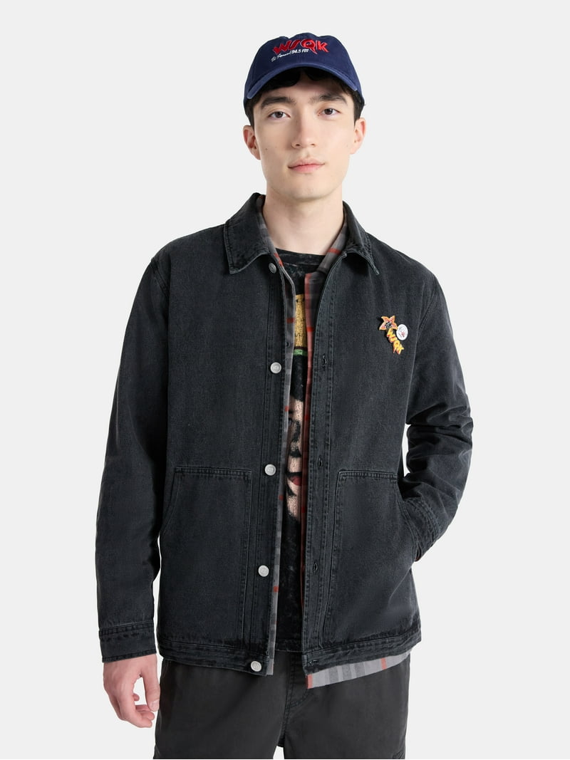 Netflix Stranger Things Washed Cotton Denim Jacket from No