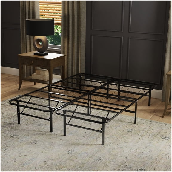 No Box Spring Needed California King Platform Bed Frame, Heavy Duty 9-Leg Support, 2000 lbs Capacity, 5-Min Tool-Free Assembly