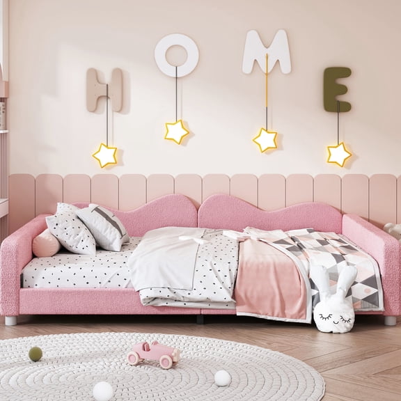 No Box - Spring Needed - Full Upholstered Daybed for Easy Setup