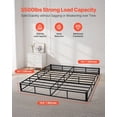 thumbnail image 1 of No Box Spring Needed King Bed Frame, Heavy Duty 3500 lbs Support - Washable Fabric Cover, 9" Mattress Platform, Easy Setup, 79.1" L x 75.8" W, 1 of 11