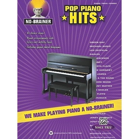 Pre-Owned No-Brainer Pop Piano Hits: We Make Playing Piano a No Brainer! (Paperback) 0739063413 9780739063415