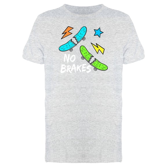 No Breaks Skate Icon  Tee Men's -Image by Shutterstock