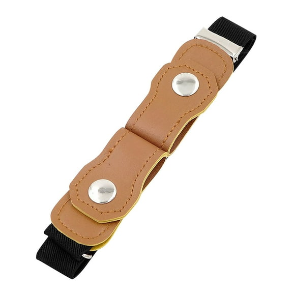 No Buckle Adjustable Belts for Teen – Elastic Comfort Design, Easy to Adjust for Growing Teens, Ideal for Daily Wear,Black,One Size,Dailypoc