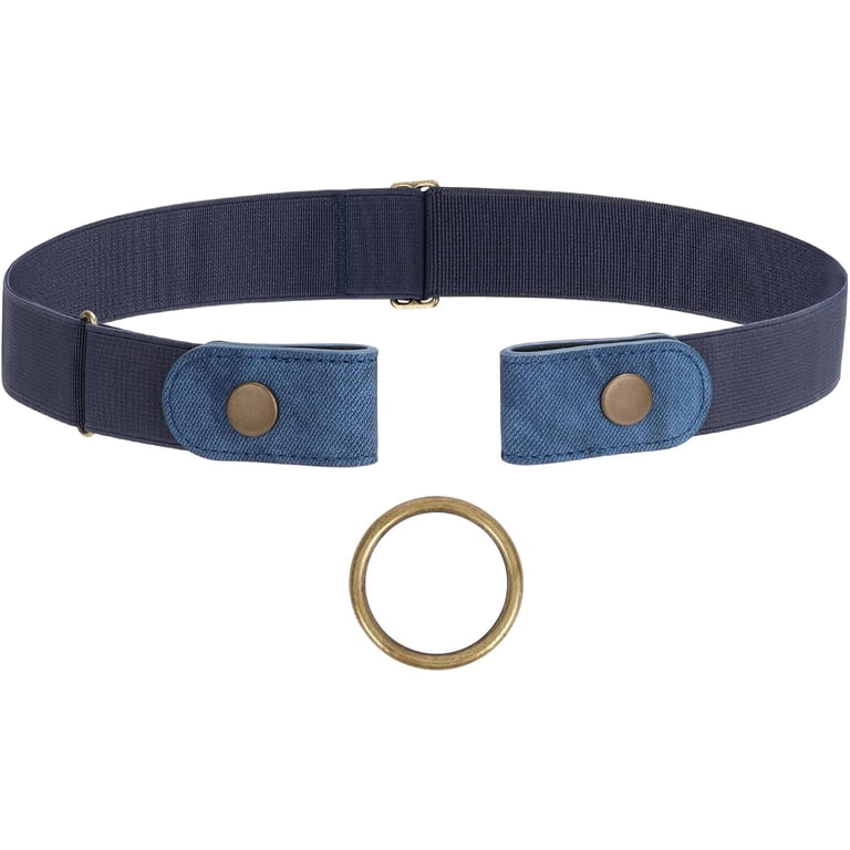 No Buckle Elastic Stretch Belts for Men and Women 