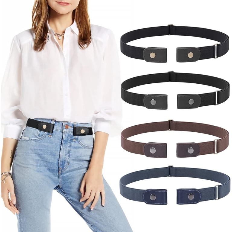 No Buckle Elastic Stretch Belts for Men and Women  display picture 2