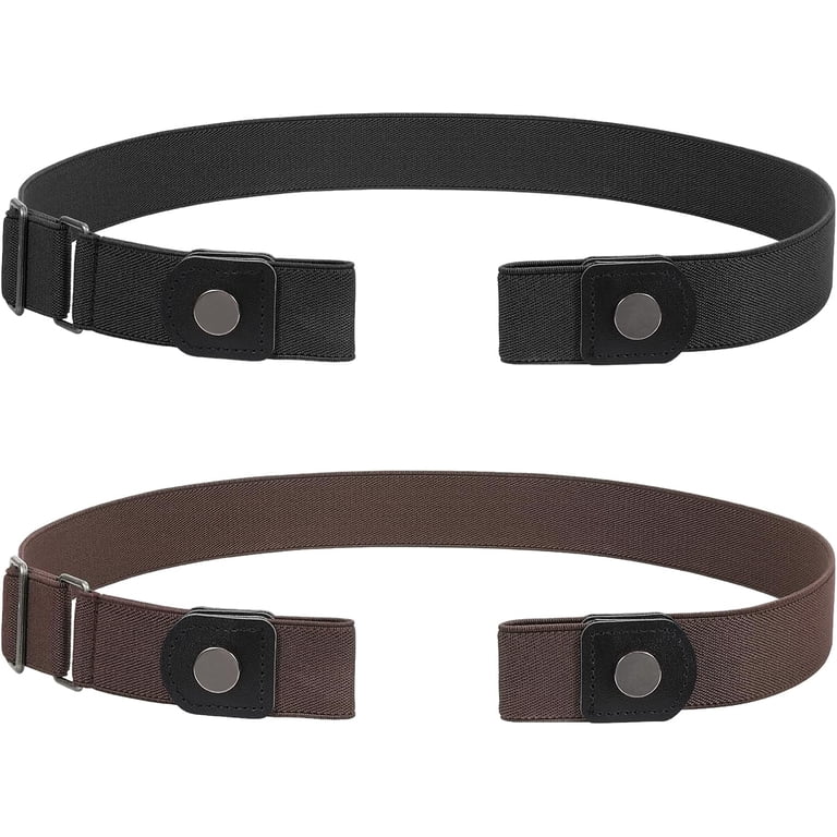 No Buckle Elastic Stretch Belts, Comfortable Invisible Belts for Jeans Pants No Buckle Elastic Stretch Belts for Men and Women  main image 2