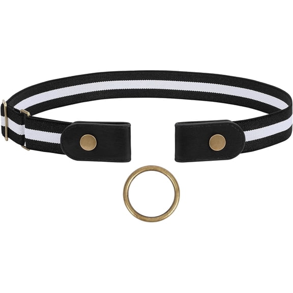 No Buckle Elastic Stretch Belts for Men and Women, Comfortable Invisible Belts for Jeans Pants