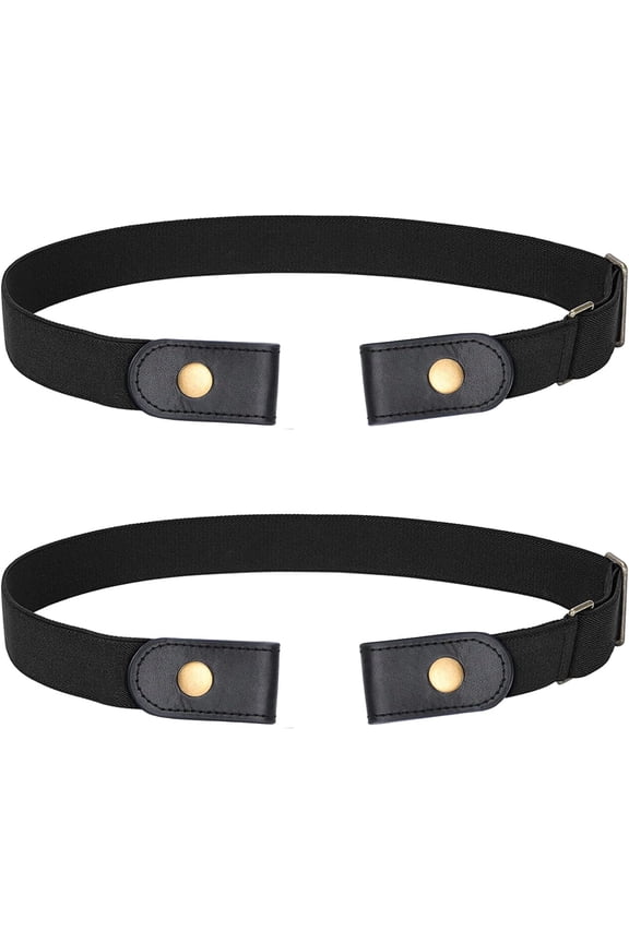 No Buckle Show Belt for Men Buckle Free Stretch Belt for Jeans Pants 1.38 Inches Wide