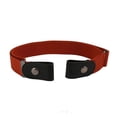 thumbnail image 1 of No Buckle Stretch Belt Women and Men, Invisible Adjustable Elastic Buckle Free Belt for Jeans, 1 of 7