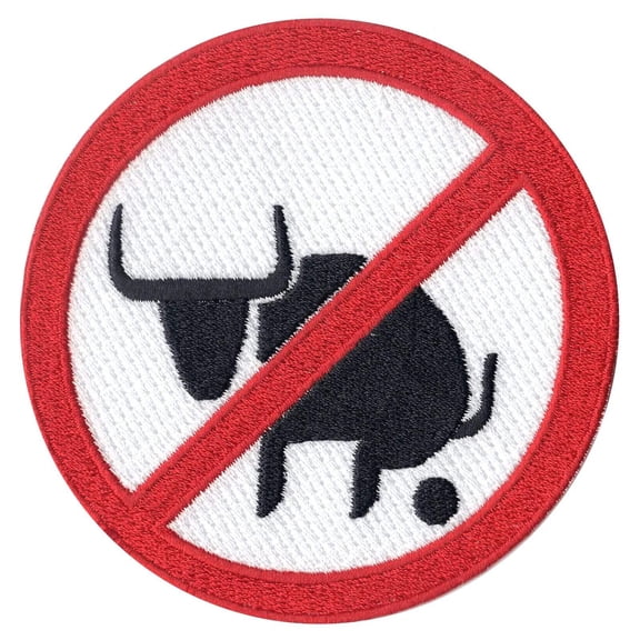 No Bullshit Iron On Patch
